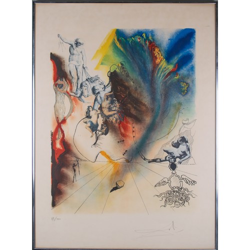 329 - Salvador Dali (Spanish, 1904-1989)'Romantic', from the Four Dreams of Paradise suite1973Coloured lit... 