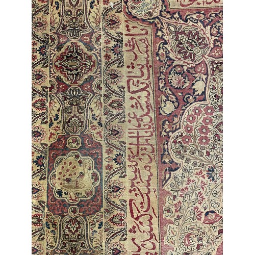 150 - Persia19th CenturyA Laver Kirman carpetDimensions:3.57 x 2.78 metres141 in. (H) x 109 in. (W)... 