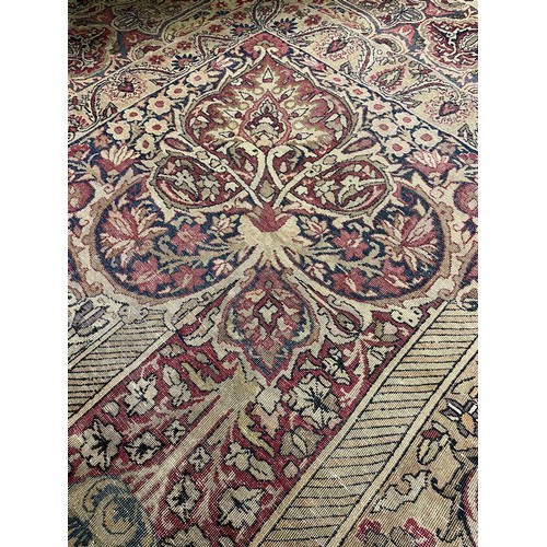 150 - Persia19th CenturyA Laver Kirman carpetDimensions:3.57 x 2.78 metres141 in. (H) x 109 in. (W)... 