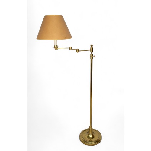 550A - Modern, a brass floor lampDimensions:58 in. (H)