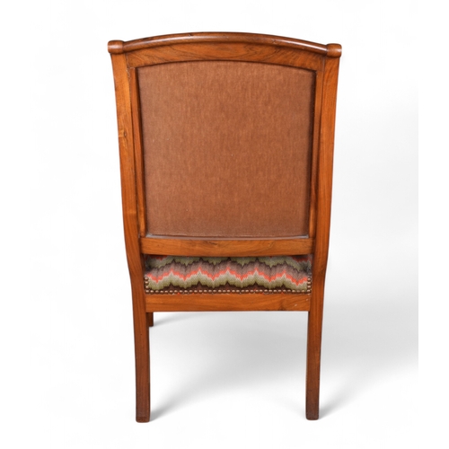 190 - FrenchCirca 1820A pair of walnut fauteuilsWith needlepoint upholsteryProperty of a gentlemanFrom the... 