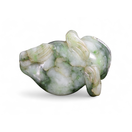 342 - Chinese19th CenturyJade toadProperty of a gentlemanFrom the collection of Peter Roe... 