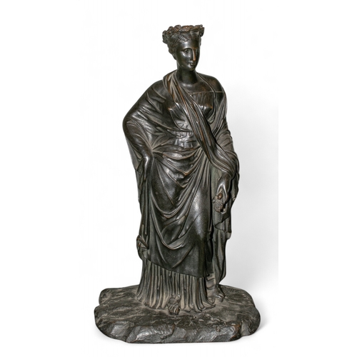 391 - 19th centuryA bronze figure of CeresProperty of a gentlemanFrom the collection of Peter RoeDimension... 