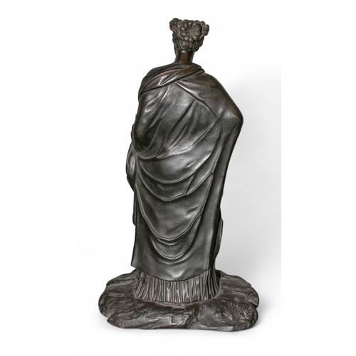 391 - 19th centuryA bronze figure of CeresProperty of a gentlemanFrom the collection of Peter RoeDimension... 