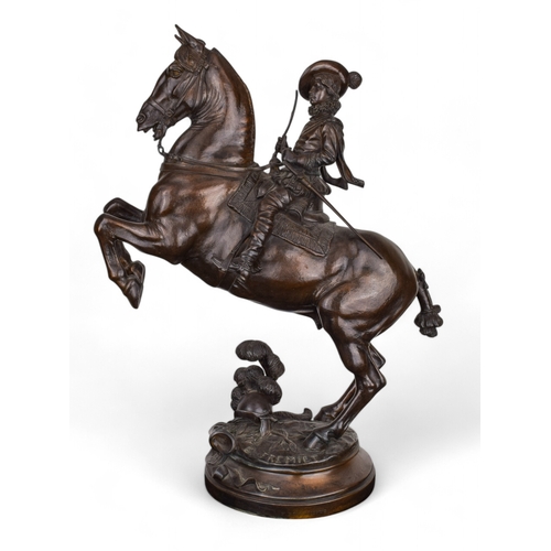 402 - Emmanuel Fremiet (French, 1824-1910)Cavalier on Horsebackc. 1880BronzeSigned 'E. FREMIET'Property of... 