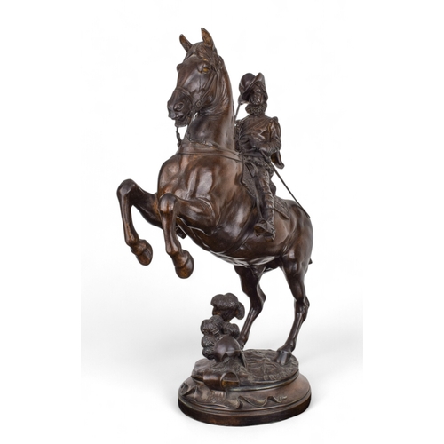 402 - Emmanuel Fremiet (French, 1824-1910)Cavalier on Horsebackc. 1880BronzeSigned 'E. FREMIET'Property of... 