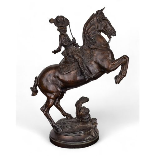 402 - Emmanuel Fremiet (French, 1824-1910)Cavalier on Horsebackc. 1880BronzeSigned 'E. FREMIET'Property of... 