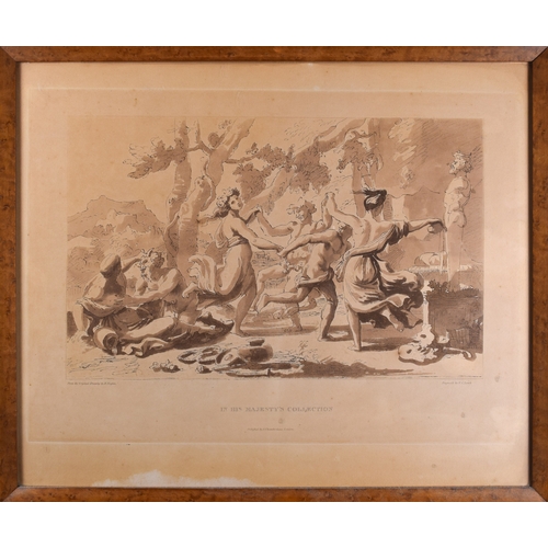 505 - Frederick Christian Lewis the Elder (English, 1779-1856)A pair of etchings after Poussin, in His Maj... 