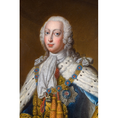 540 - Jean Baptiste van Loo (French, 1684-1745) and StudioPortrait of Frederick, Prince of Wales, small fu... 