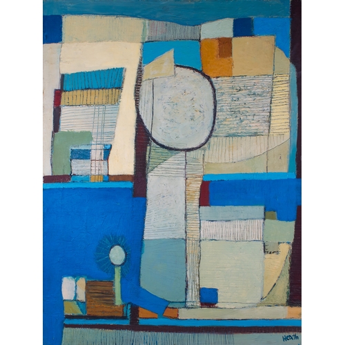 602 - Manner of Adrian Heath (British, 1920-1992)An abstract compositionSigned lower right, 'HEATH'Oil on ... 