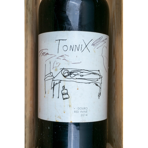 642 - TonnixTintoQuinta de la Rosa, 201418LLabel designed by Tracey Emin, and signed by hand... 