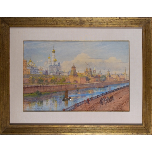 645 - Tristram Ellis (British, 1844 - 1922)View of Moscow1898Watercolour on paperSigned, dated, and titled... 