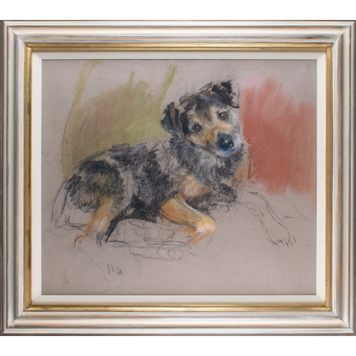 665 - Neil Forster (British, 1939-2016)Two portraits of TerriersPastel on paperDimensions:[a] 25 in. (H) x... 