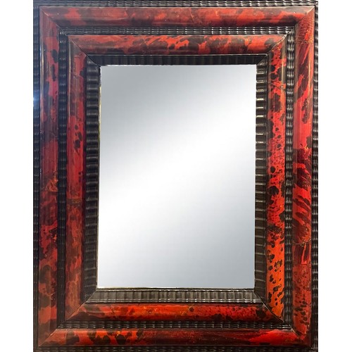 204 - Continental19th CenturyA pair of tortoiseshell ripple frame mirrorsProperty of a gentlemanFrom the c... 