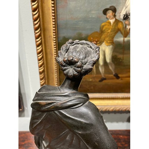 391 - 19th centuryA bronze figure of CeresProperty of a gentlemanFrom the collection of Peter RoeDimension... 