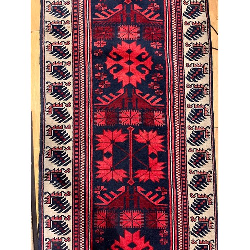 297 - TurkishA runner carpetProperty of a gentlemanFrom the collection of Peter RoeDimensions:290 cm x 80 ... 