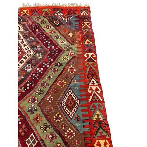 326 - An antique, Anatolian kilimDimensions:480 cm (L) x 200 cm (W)