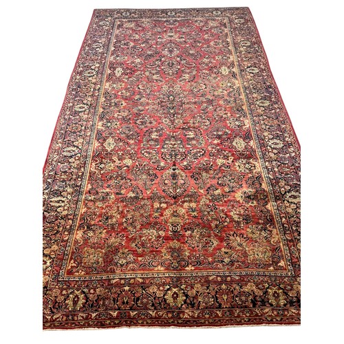 329 - Persianearly 20th centuryA Sarough carpetDimensions:585 cm (L) x 270 cm (W)... 