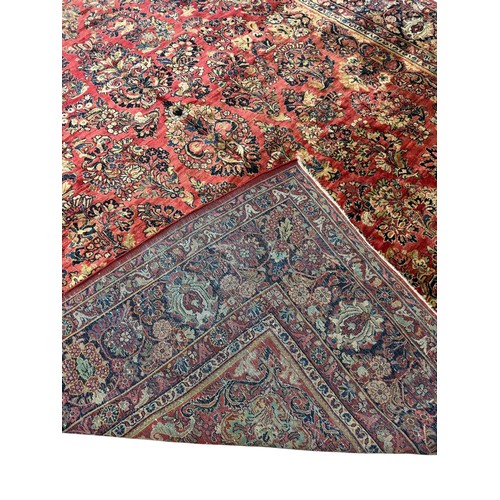 329 - Persianearly 20th centuryA Sarough carpetDimensions:585 cm (L) x 270 cm (W)... 