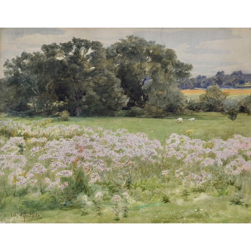 621 - Walter Tyndale (1855 - 1943)Two rural viewsWatercolour on paper, mounted to cardSigned bottom leftWi... 