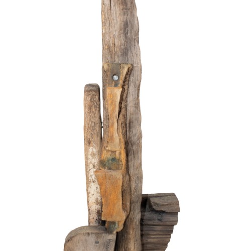 689 - William Black (St. Ives, active 1950s - 1960s)Moonship, 1966 Driftwood and copper Titled, signed and... 