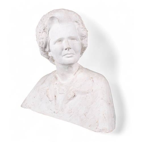 227 - Oscar Nemon (Croatian, 1906-1985)Portrait bust of Baroness Margaret Thatcher, looking leftPlasterDim... 