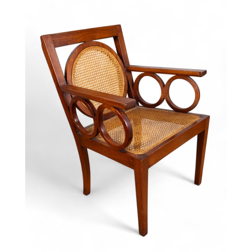 268 - Mariette Himes Gomez, 1990sThe Circle ChairDimensions:33.5 in. (H) x 24 in. (W) x 19 in. (D)... 