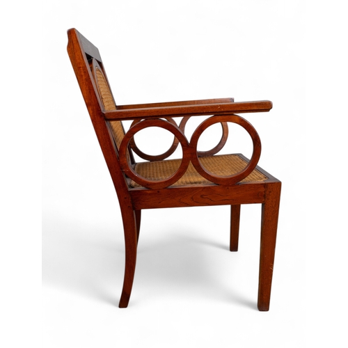 268 - Mariette Himes Gomez, 1990sThe Circle ChairDimensions:33.5 in. (H) x 24 in. (W) x 19 in. (D)... 