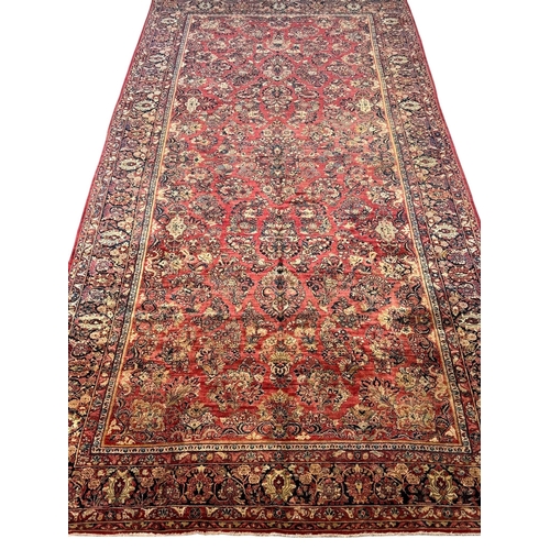 329 - Persianearly 20th centuryA Sarough carpetDimensions:585 cm (L) x 270 cm (W)... 