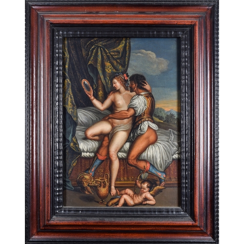 354 - Circle of Frans Floris (Flemish, 1520-1570)Mars and VenusOil on canvasProperty of a gentlemanFrom th... 