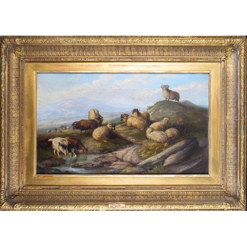 417 - Frederick Brown (British, 1851–1941)A pair of Scottish landscapes[a] Scotch Sheep on the Hillside[b]... 