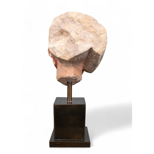 553 - Egyptian, Armana (?)a head with side-lock of youthProvenance:Private collection, UKDimensions:11 in.... 