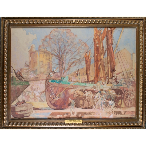 429 - Sir Frank William Brangwyn RA RWS RBA (1867–1956)Hammersmith HardWatercolour on paperInitialled and ... 