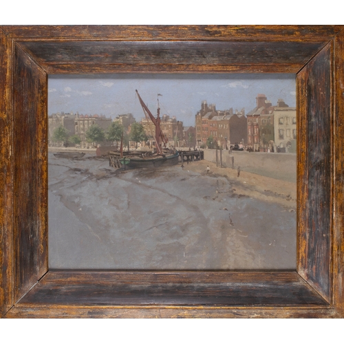 430 - Paul Fordyce Maitland (British, 1863-1909)A view of Chelsea embankmentOil on canvas Property of a la... 