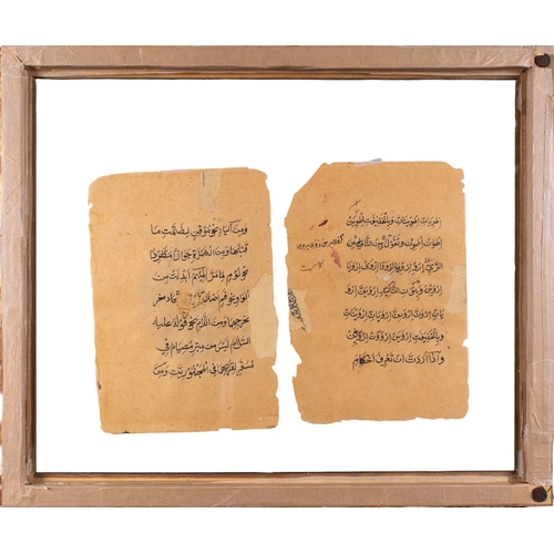 523 - 20th centuryA collection of framed Indo-Persian manuscript leavesTo be sold without reserve... 