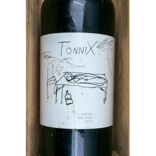 669 - TonnixTintoQuinta de la Rosa, 201418LLabel designed by Tracey Emin, and signed by hand... 