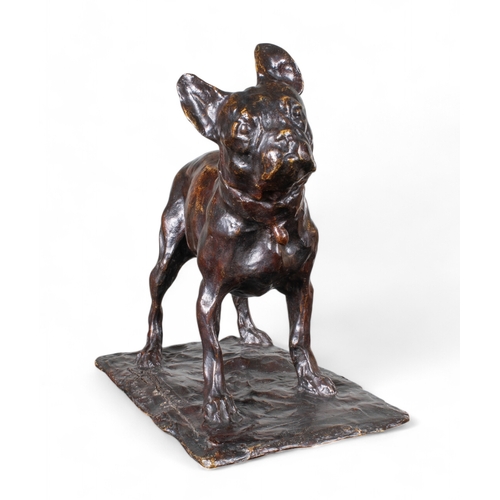 698 - Rembrandt Bugatti (Italian, 1884-1916)French BulldogPosthumous cast, mid-20th century, originally ca... 