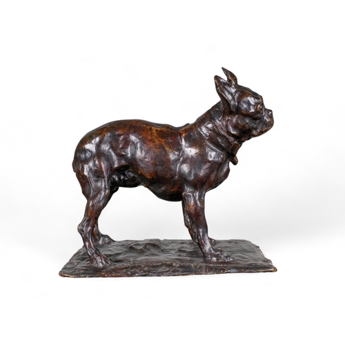 698 - Rembrandt Bugatti (Italian, 1884-1916)French BulldogPosthumous cast, mid-20th century, originally ca... 