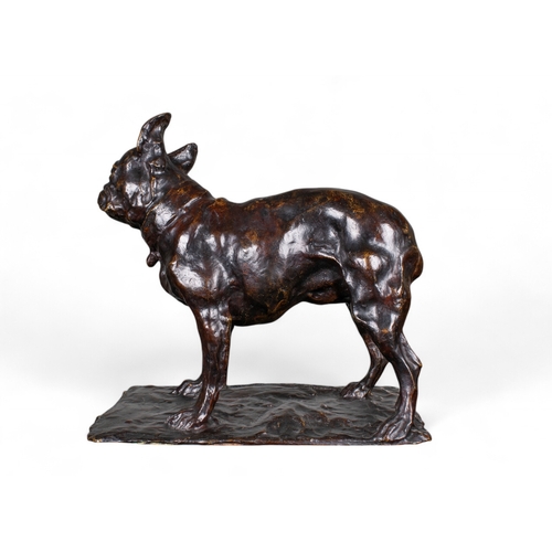 698 - Rembrandt Bugatti (Italian, 1884-1916)French BulldogPosthumous cast, mid-20th century, originally ca... 