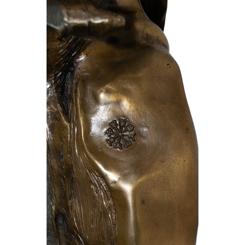 709 - Giovanni Schoeman (South African, 1940-1981)Harmony, Two nudesBronzeDimensions:18 in. (H) x 12 in. (... 