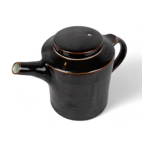 715 - Chris Keenan (British, Contemporary) Brown glazed ceramic teapotTo be sold without reserveDimen... 