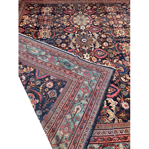 322 - Ziegler MahalA carpet with blue ground coloursDimensions:530 cm (L) x 430 cm (W)... 