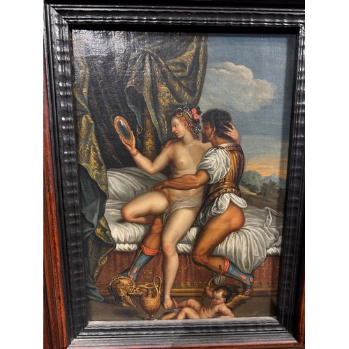 354 - Circle of Frans Floris (Flemish, 1520-1570)Mars and VenusOil on canvasProperty of a gentlemanFrom th... 