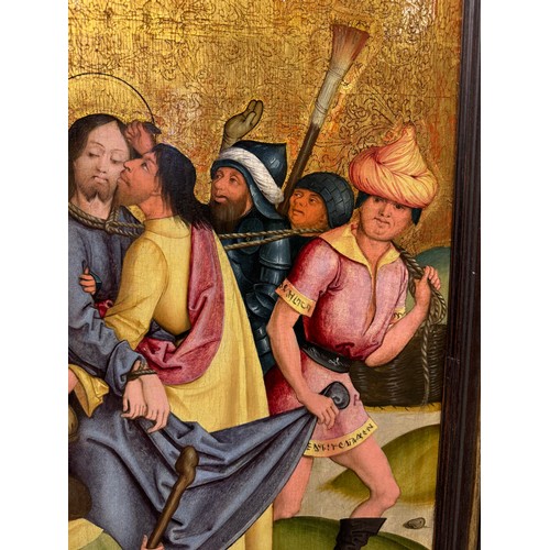 335 - Attributed to the Master of the Lyversberg PassionCologne School, circa 1470The Betrayal of Christ i... 