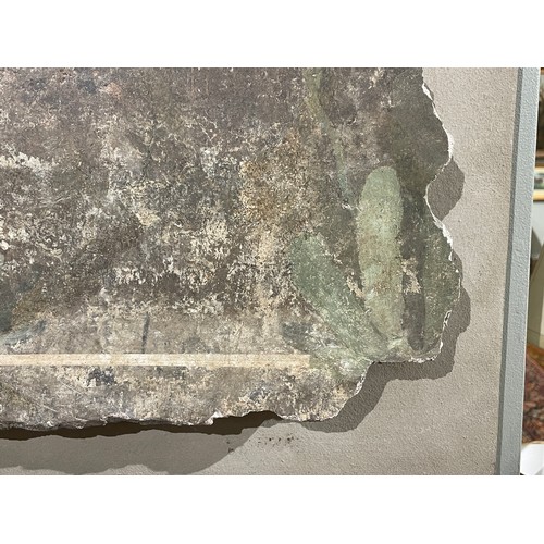 550 - Roman, 1st century ADFragment of a fresco depicting plants and two birdsPainted plasterProvenance:Pr... 