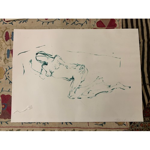 614 - Tracey Emin (British, b. 1963)Sleeping on a Sunday2015Monotype on Somerset paperSigned and datedThis... 