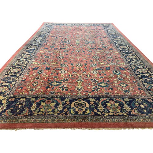 287 - AntiqueA Ziegler Mahal carpetDimensions:585 cm (L) x 375 cm (W)... 