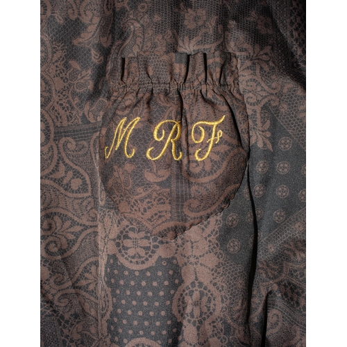 206 - SagafursA mink fur coat with silk lining, initialed 'MRF' to the inside, for Mandy Rice ForemanFrom ... 