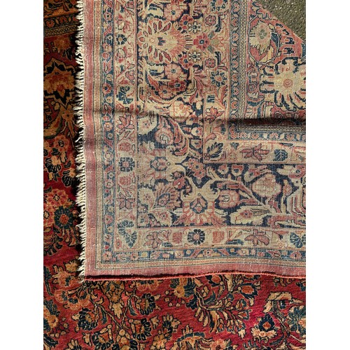 288 - A large Sarough carpetDimensions:477 cm (L) x 340 cm. (W)