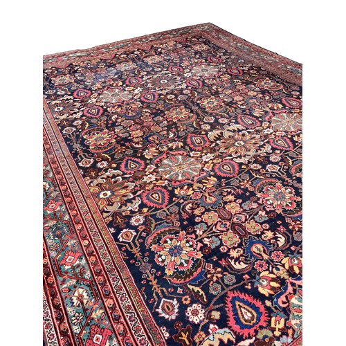 287A - Ziegler MahalA carpet with blue ground coloursDimensions:530 cm (L) x 430 cm (W)... 